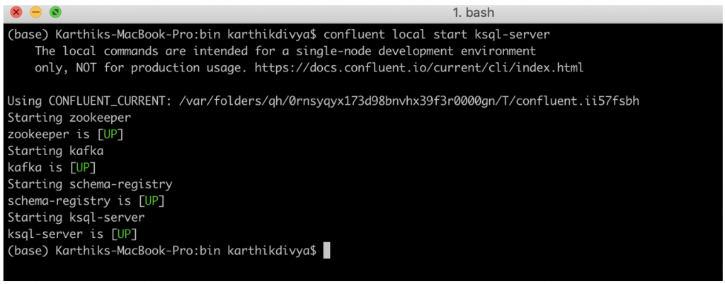 ksql-server start